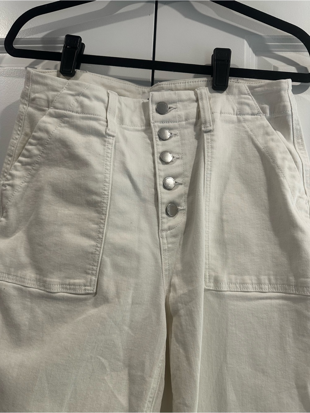 Sonoma High-Waist Button-Front Wide Leg Pants - Picture 2 of 7